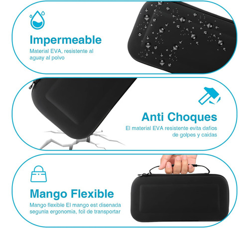 Kit De Estuche Y Accesorios Para Nintendo Switch 25 En 1 Varios