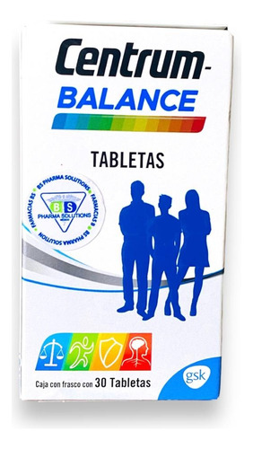 Centrum Balance C/30 Tabletas / Multivitamínico Familiar