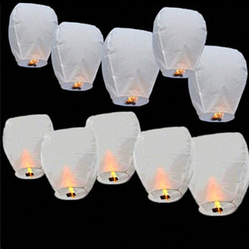 20pcs Sky Lanterns Wishing Air Balloon Lanterns Lamp