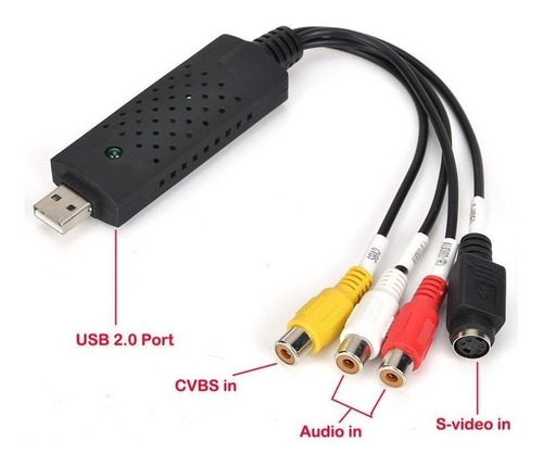 Imagen 4 de 7 de Capturadora De Video/audio Usb Easycap, Conexión S-video/rca