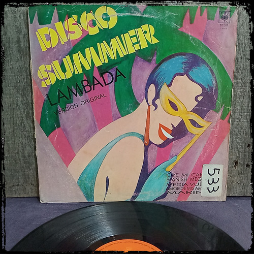 Compilado Discos Cbs - Disco Summer - Ed Arg  Vinilo Lp
