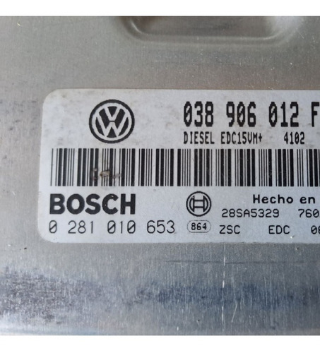 Computadora Vw Jetta A4 1.9 Turbo Diesel Automático Tdi (Usado)