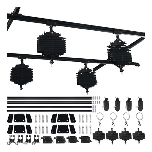 Sistema Riel Techo Estudio Pantografo 59 X 59  Kit Completo