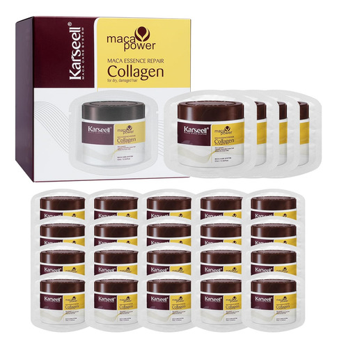 Tratamiento Capilar Con Colágeno, Aceite De Argán, Cabello S