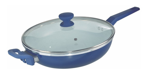 Wok Antiadherente Con Tapa 30cm Mare Cuori