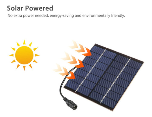 Imagen 9 de 10 de Fuente De Panel De Agua Sumergible Con Panel Solar 1.4w