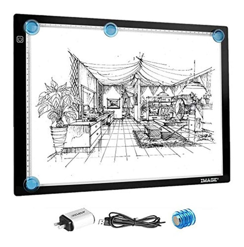 Caja De Luz A3 Magnética Artcraft Tracing Light Pad Tablero