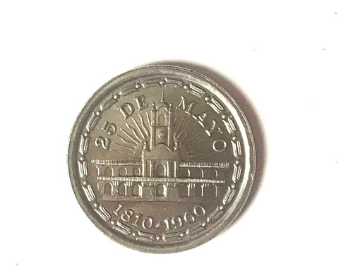 Monedas Argentinas: 1 Pso 1960 25 De Mayo De 1810 - 1960 Sc