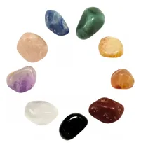 Comprar Set De 9 Piedras Naturales Energéticas, 7 Chakras, Reiki.