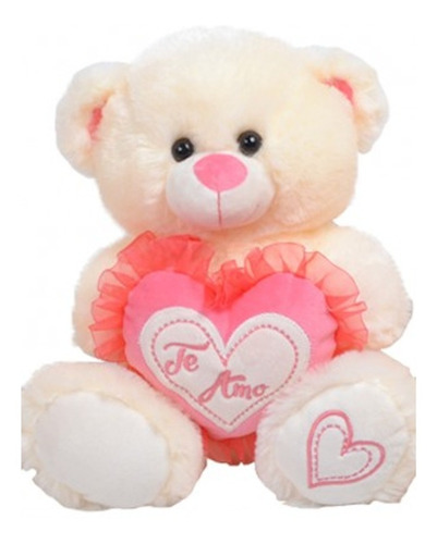 Peluche Osito Enamorado Te Amo Rosa 25cm San Valentin Amor