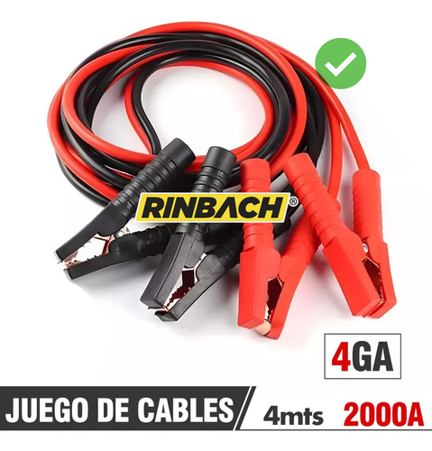Cables Pasa Corriente Rinbach® Para Peugeot 206 Cc 2004