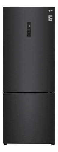 Geladeira Smart Gcb569nq Frost Free Inverse 451 Litros LG Cor Preto 110v