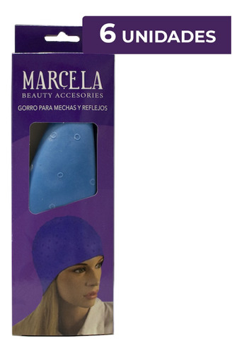 Gorro Para Mechas Y Reflejos Marcela -  6 Unidades