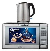 Comprar Horno Microondas 20 Lt. Oster Pogyme3703m + Hervidor 1.7 Lt.