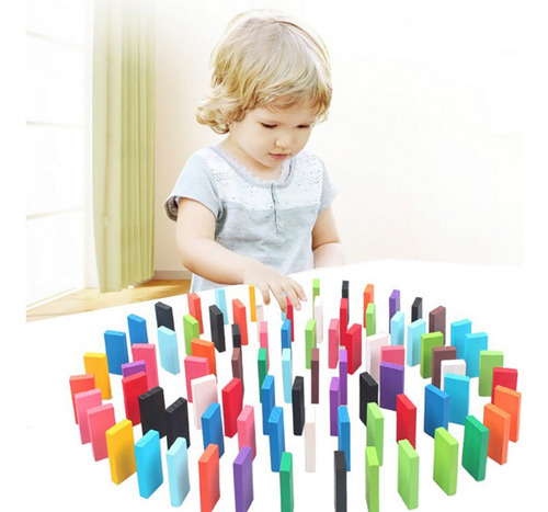 120pcs Dominó Juguetes Para Niños Con Autismo