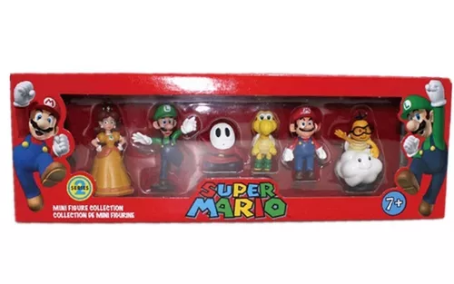 Colecciones de 6 Figuras Personajes Mario Bros . 🔸Tamaño: 6cm Pregunta por  el modelo de la tu preferencia. Te esperamos de Lunes a…