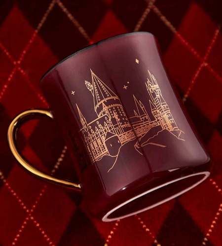 Taza De Cerámica Apta Microondas Harry Potter Original Vino Escuela Hogwarts