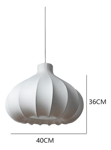 Lámpara De Techo Con Pantalla De Seda Estilo Luces Blancas