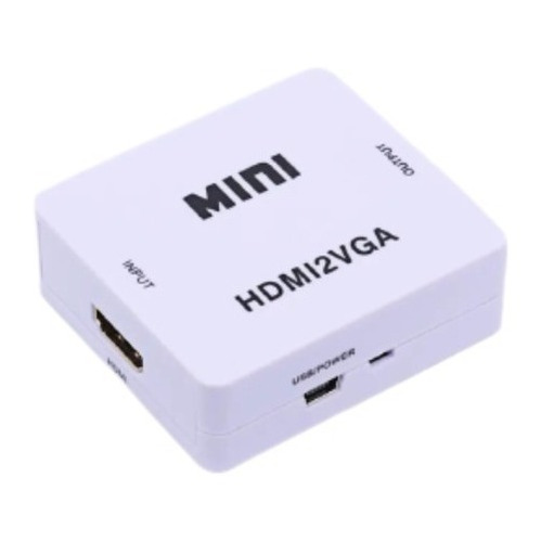 Convertidor De Video Mini Hdmi2vga 1080 Full Hd Prime