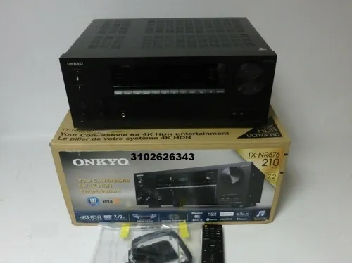 Receiver Onkyo Tx-nr676-wifi-bluetooth-usb-dolby Atmos-phono (Usado)