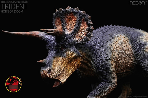 Triceratops Horridus Alpha Male Trident  Horn Of Doom Rebor