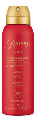 Desodorante Antitranspirante Aerossol Glamour Myriad 75g