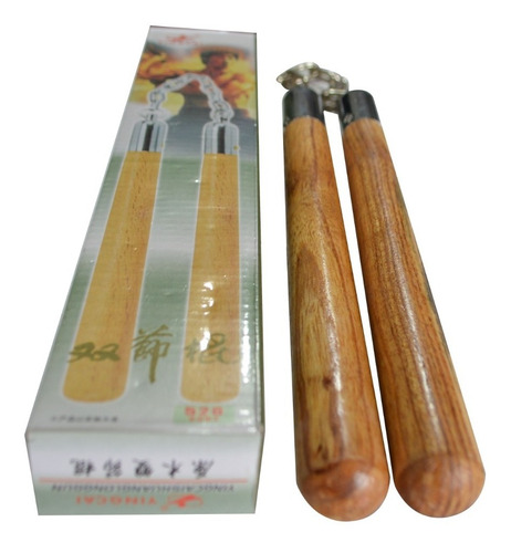 Nunchakus De Madera Y Metal