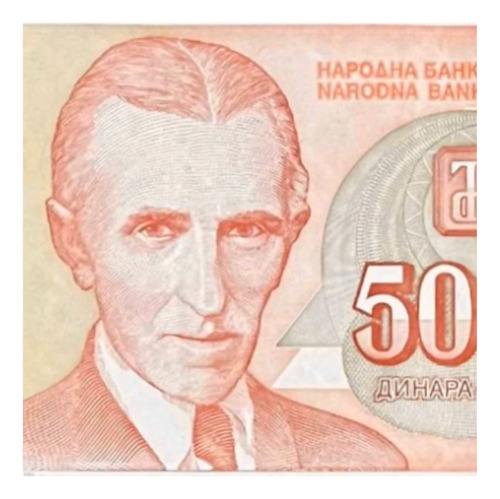 Yugoslavia - 5000 Dinara - Año 1993 - P #128 - Tesla