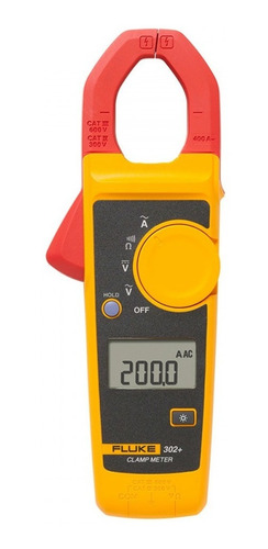 Imagem 5 de 6 de Alicate Amperímetro Digital Cat Iii 600v 302 + Fluke
