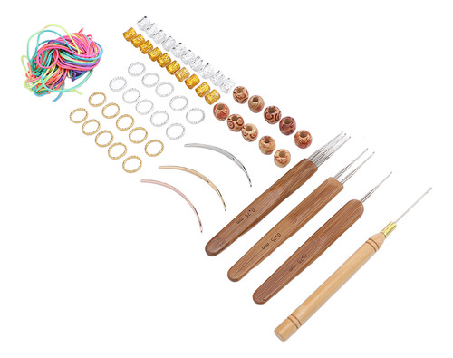 Juego De Extensiones De Madera Con Cuentas De Pelo Para Tren
