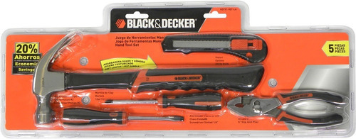 Juego De Herramientas Black & Decker 5 Piezas Hdt-51907