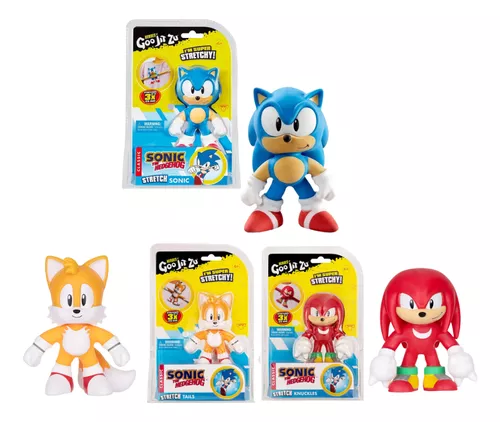 Boneco Elastico Knuckles Sonic Hedgehog Goo Jit Zu Estica - Loja Zuza  Brinquedos