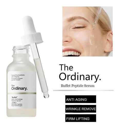 Sérum Peptídico Multitecnológico The Ordinary Buffet, 30ml Todo Tipo De Piel Día/noche