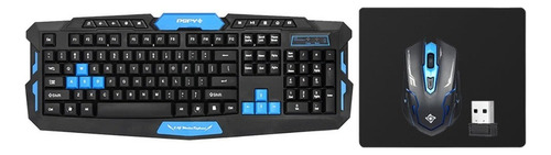 Combo De Mouse Y Teclado Inalámbricos Dsfy Para Videojuegos