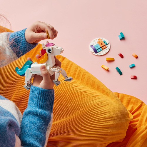 Juguete Lego Creator 3 En 1 Unicornio Magico, Se Transfor...