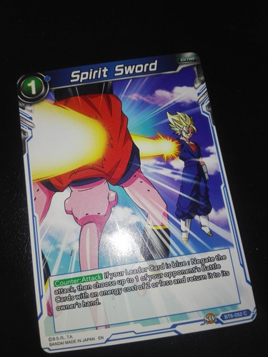 Spirit Sword Carta Dragon Ball