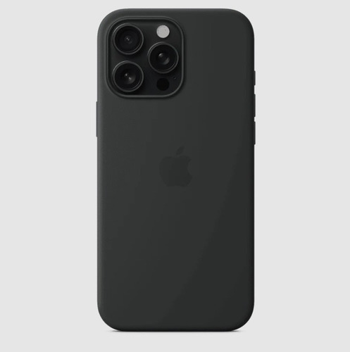 Funda Apple Silicona Iphone 13 Negro Lisa