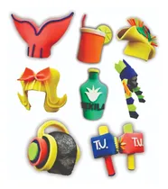 Comprar 10 Sombreros De Hule Espuma Para Bodas, Xv Años, Batucadas, 