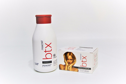 Combo Btx Primont Shampoo + Caja Ampollas Capilares X 12 Uds