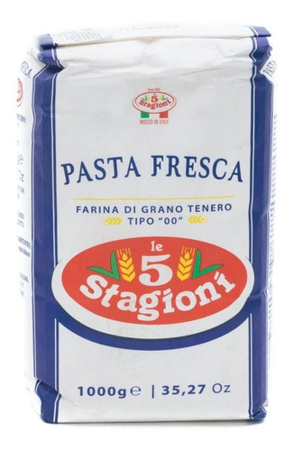 Harina 00 Le 5 Stagioni Fuerza Pasta Fresca 1kg C/u Italia 
