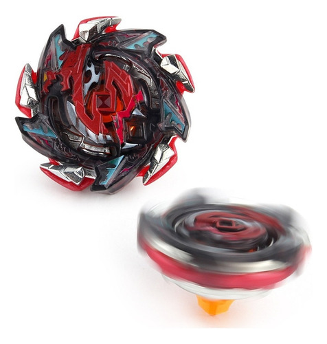 Beyblade Burst Hell Salamander B113 Com Lançador Spark Cor Preto e Vermelho