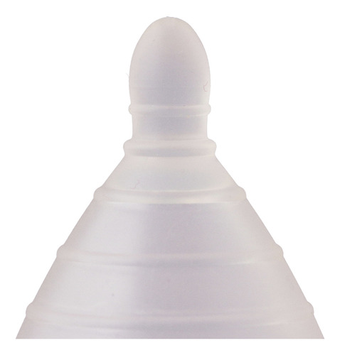 Copa Menstrual Angelcup De Silicona Certificada Color Cristal Talla Chica Con Vaso Esterilizador Azul Y Jabón En Gel 40ml Cristal Chica + Vaso Azul + Gel Bolsillo Grande