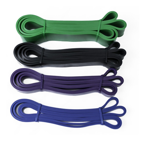 Kit Super Band 4 Intensidades Odin Fit Elasticos Power