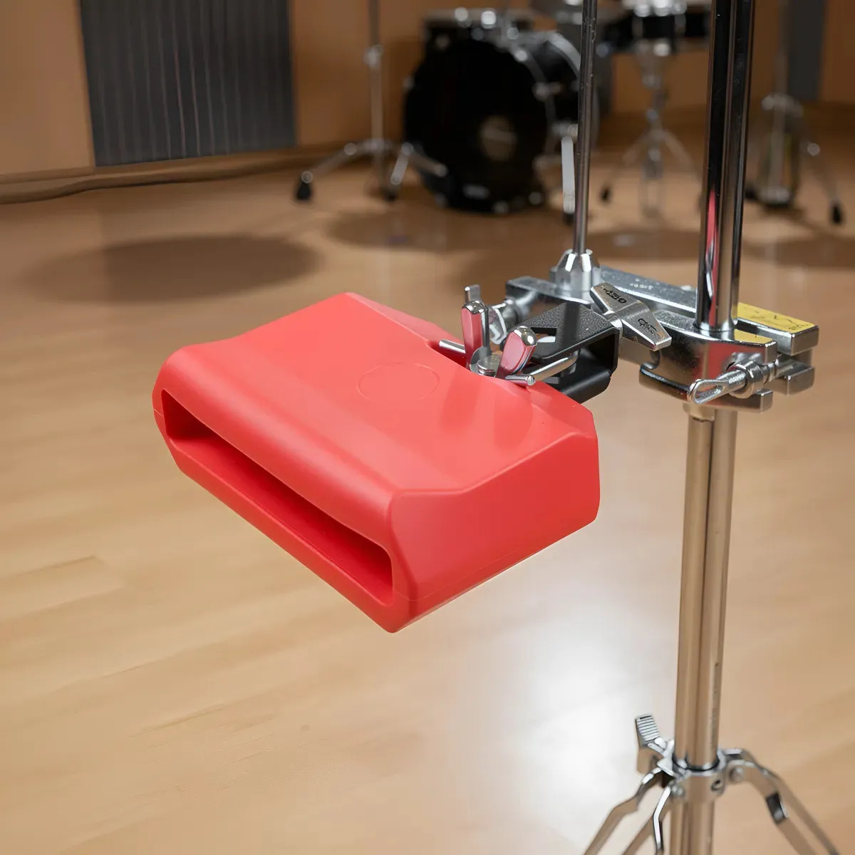 Solviora Redoba Cencerro Jam Block De Plástico Grande Th Ideal Para Integrarse En Cualquier Ensamble De Percusión, Compatible Con La Mayoría De Instrumentos De Percusión