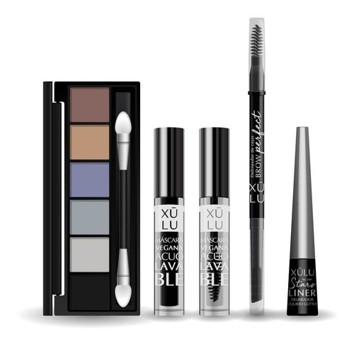 Set De Maquillaje Completo Para Ojos Xulook Xulu Cosmeticos