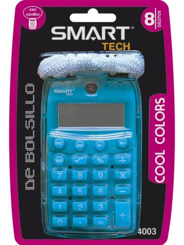 Calculadora Basica Smartech Bolsillo 8 Digitos Cordon Varios