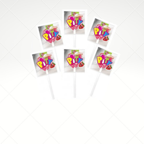 Pirulito De Coração - Pity Pop - Sabor Morango - 200g