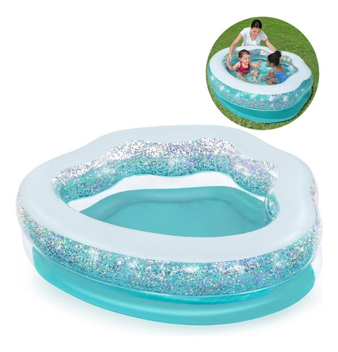 Purpurina Inflable Para Niños, Piscina, Playa, Verano, Bebé, 230 Litros