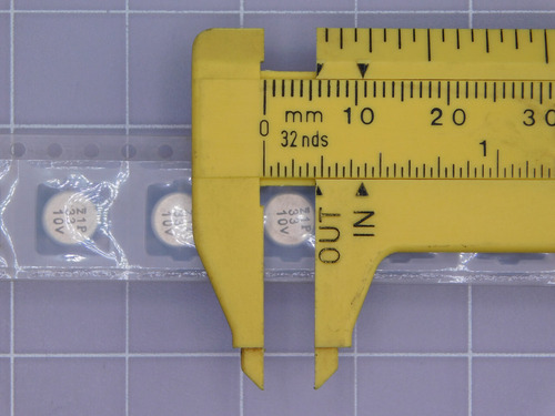 Lot Of 363 Nichicon Uup1a330mcr1gs Cap Smt Al 33uf 2 Ccs