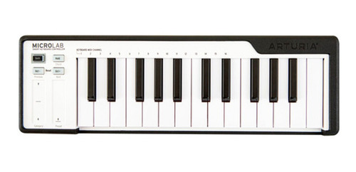 Imagen 1 de 10 de Controlador Arturia Microlab Midi Usb 25 Tecla Negro Cuotas